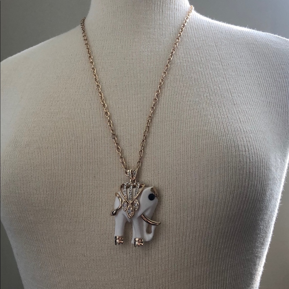 New Elephant Gold Necklace